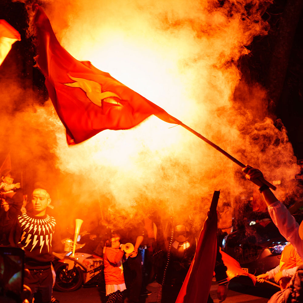 Celebrations as Vietnam win the 2018 AFF Championship