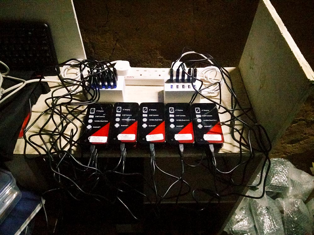 Low-cost smartphones used for field data collection trial